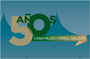 Logo 50 años Casa Museo Pérez Galdós
