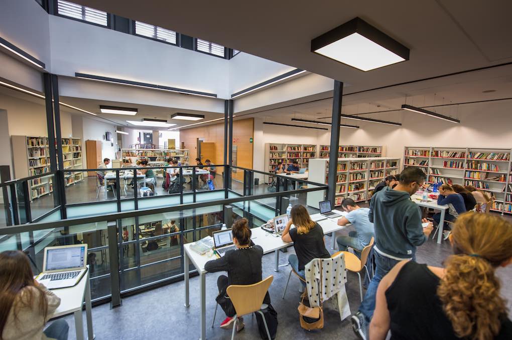 Fotografa de la Biblioteca Insular que ilustra el artculo de la Gua Repsol.