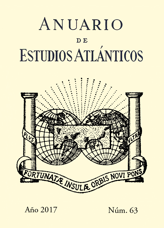 Cubierta del número 63 del Anuario de Estudios Atlánticos