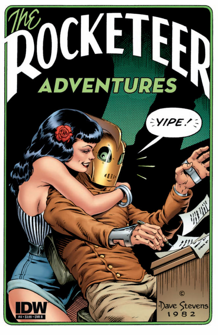 Cubierta del cómic Rocketeer