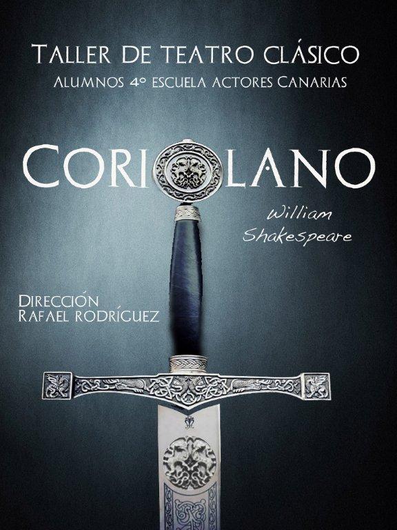 Cartel del espectáculo 'Coriolano'