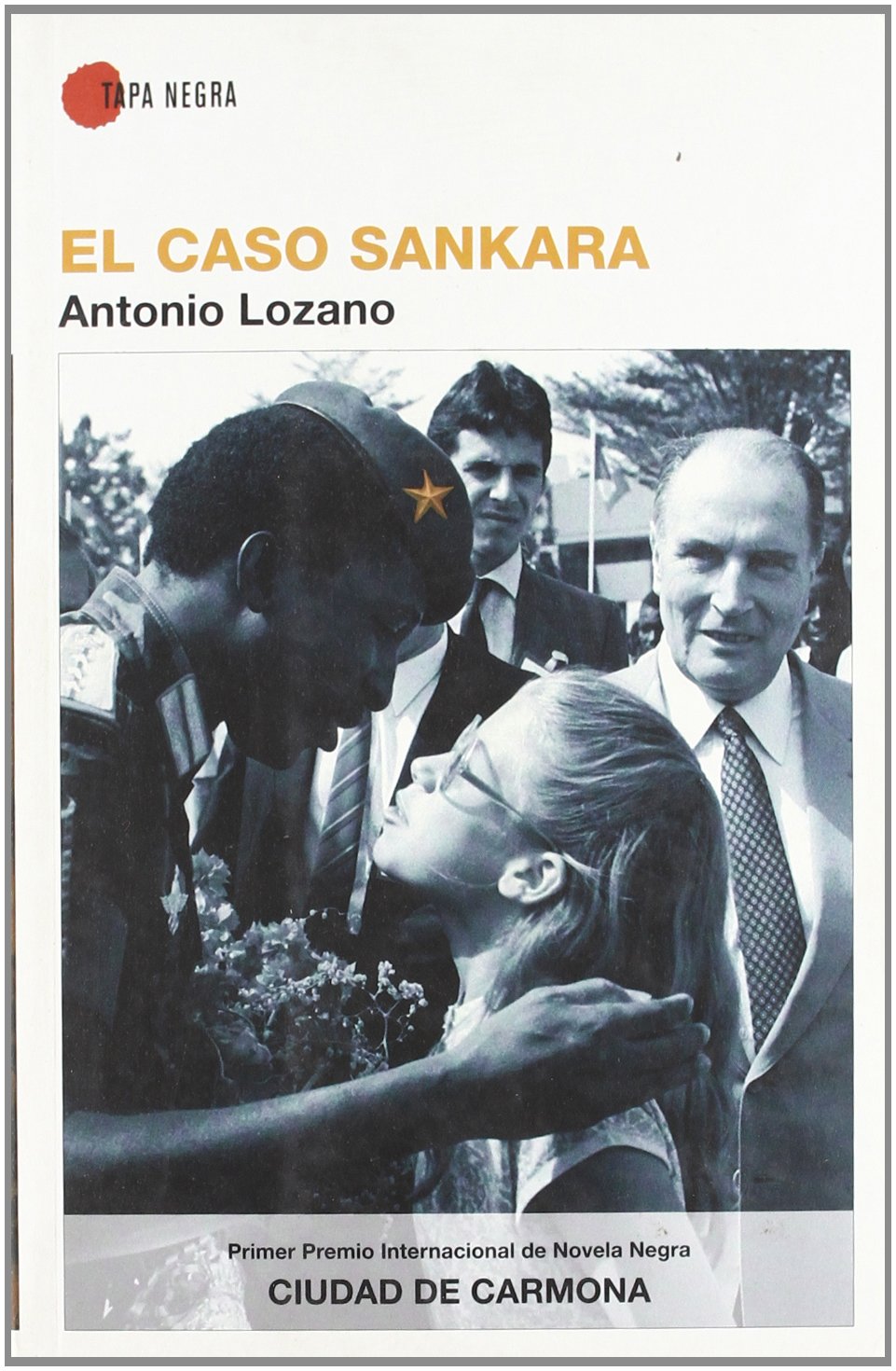 Cubierta de la novela El caso Sankara