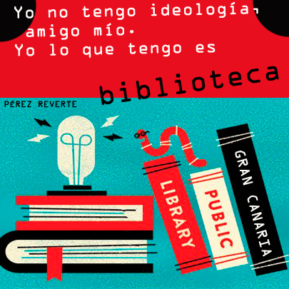 Cartel Día Biblioteca Gran Canaria