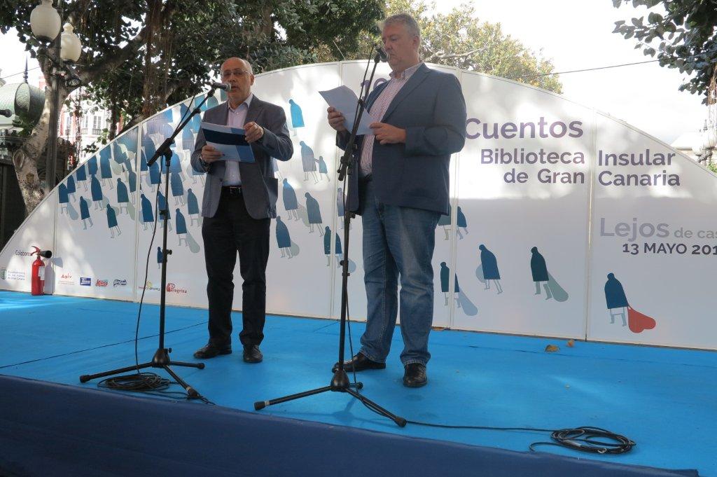 Morales y Ruiz inauguraron el XVI Maratón de Cuentos de la Biblioteca Insular