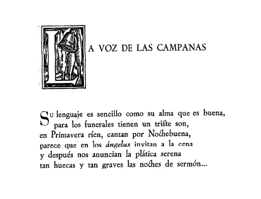 Poema La voz de las campanas de Tomás Morales