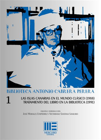 Portada del primer volumen Biblioteca Antonio Cabrera Perera