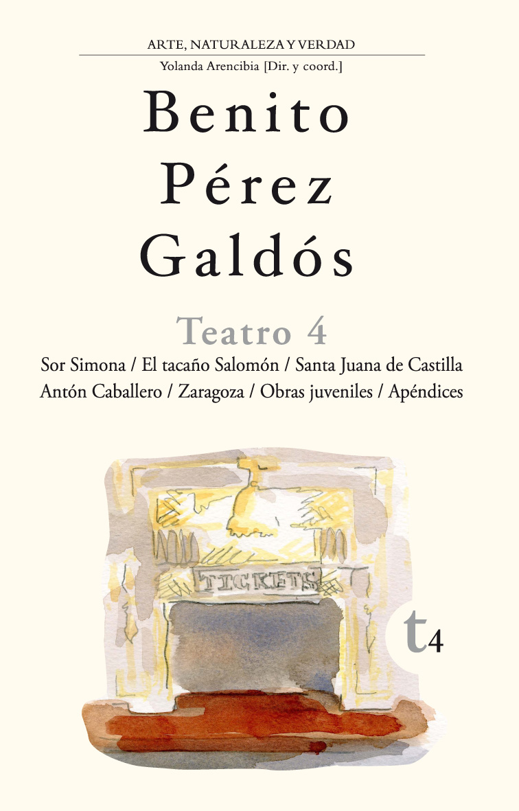 Portada del libro Teatro vol.4 de Benito Pérez Galdós